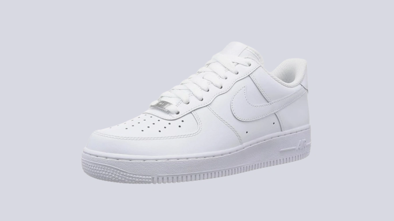 white sneaker